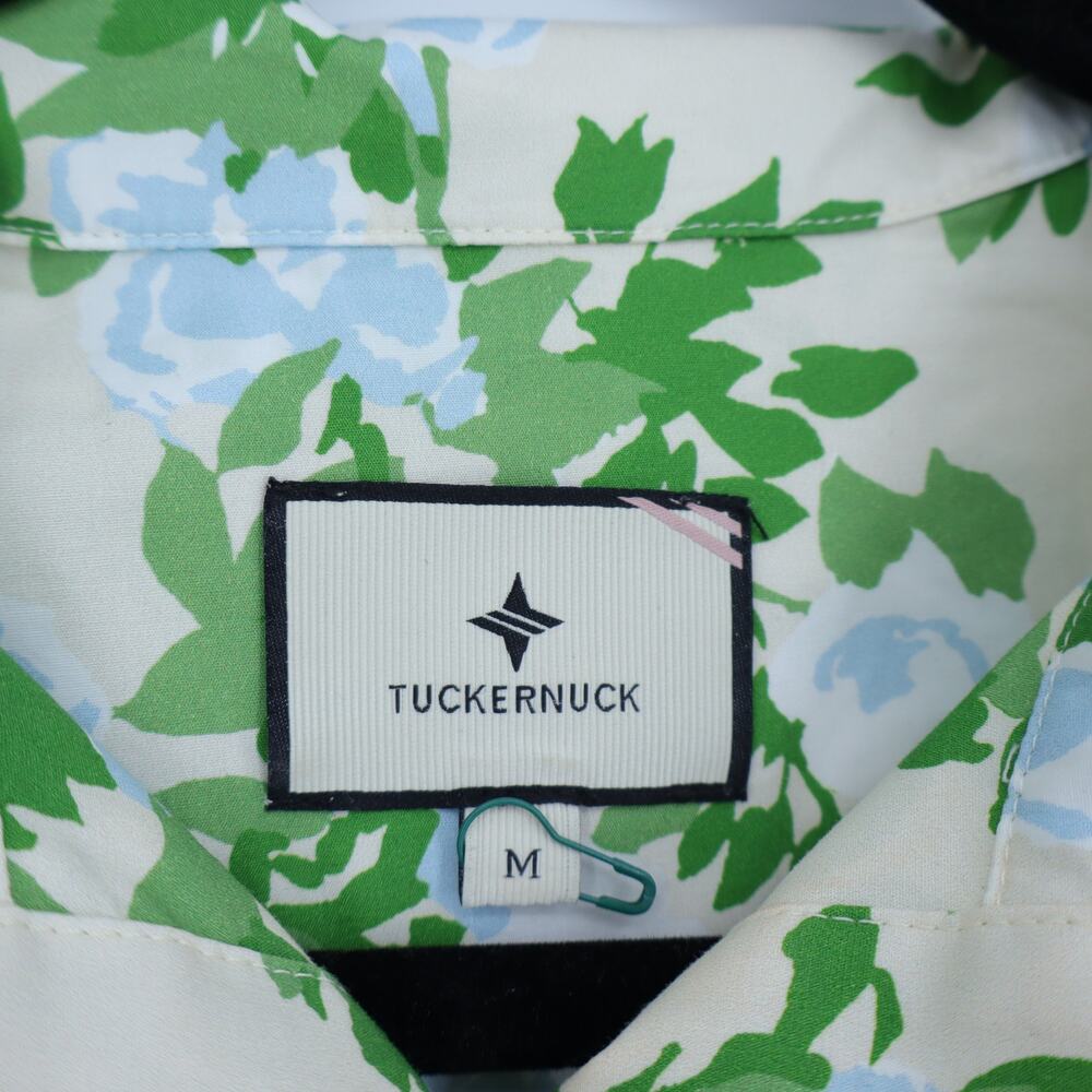 TUCKERNUCK Corrigan Popover Blouse English Ivy Green Long Sleeve Women's M - Picture 7 of 8